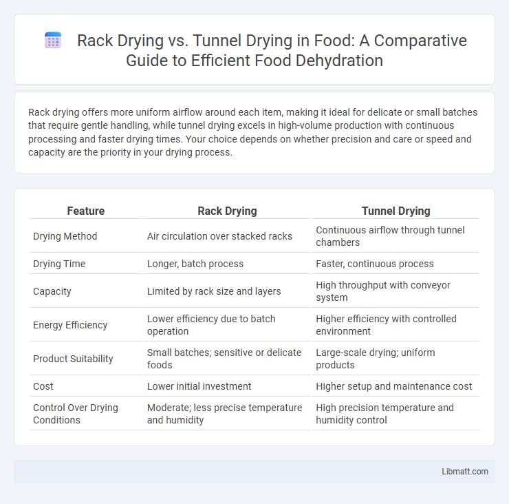 Rack Drying vs. Tunnel Drying in Food: A Comparative Guide to Efficient Food Dehydration