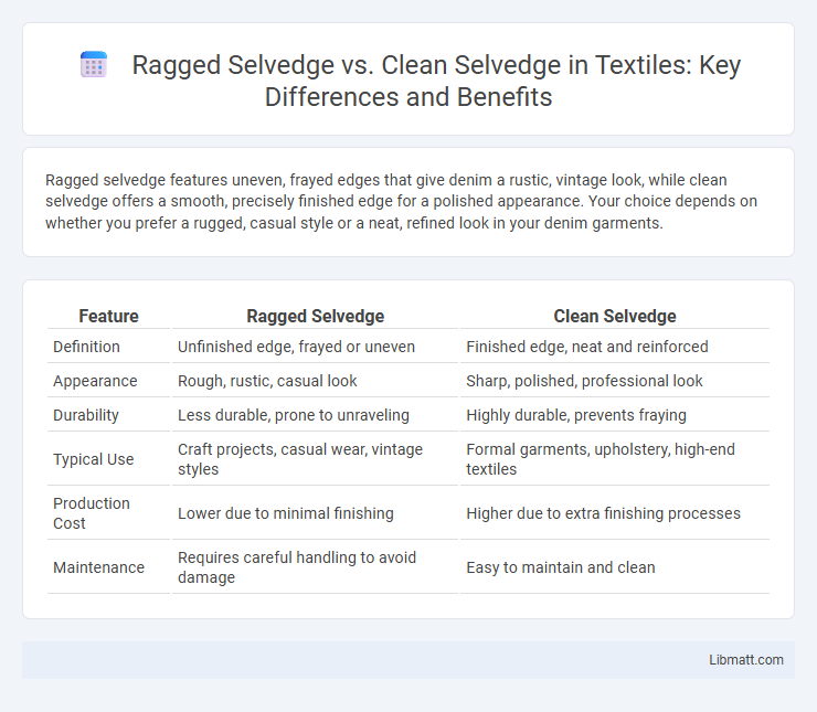Ragged Selvedge vs. Clean Selvedge in Textiles: Key Differences and Benefits