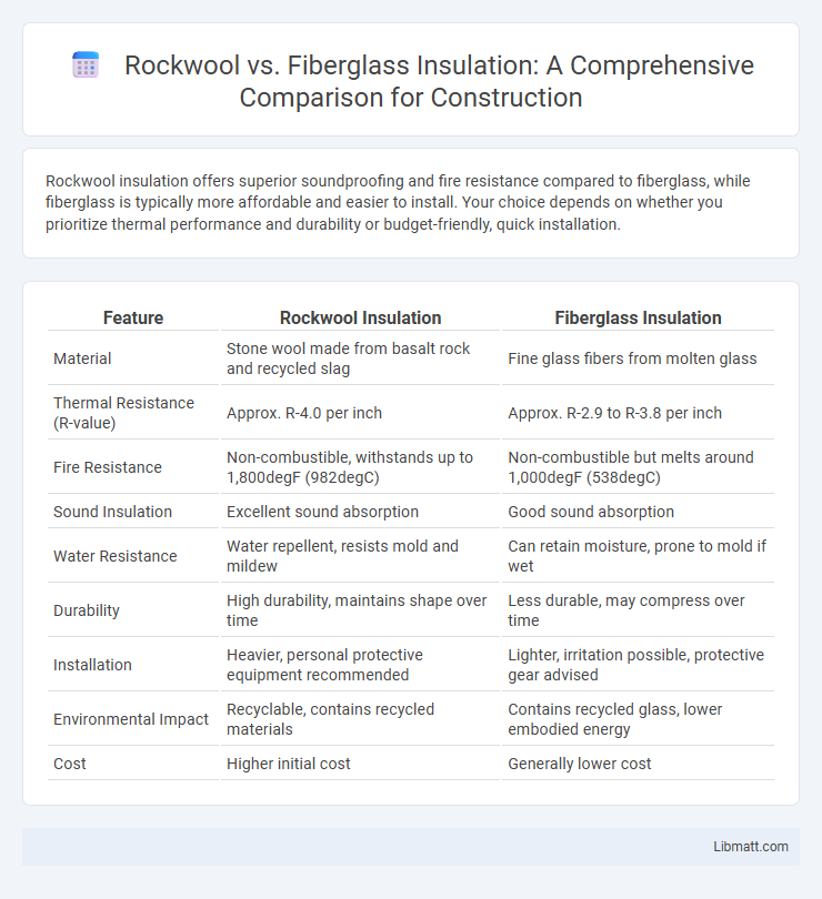 Rockwool vs. Fiberglass Insulation: A Comprehensive Comparison for Construction