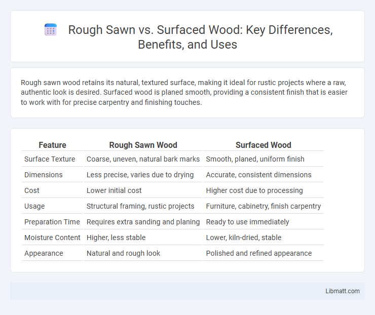 Rough Sawn vs. Surfaced Wood: Key Differences, Benefits, and Uses