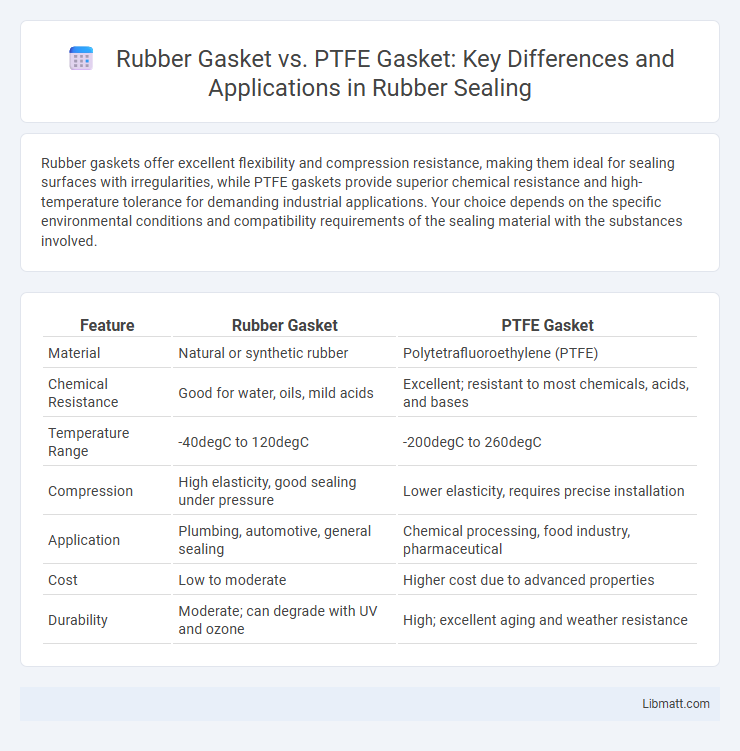 Rubber Gasket vs. PTFE Gasket: Key Differences and Applications in Rubber Sealing