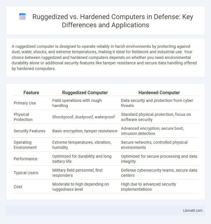 Ruggedized vs. Hardened Computers in Defense: Key Differences and Applications