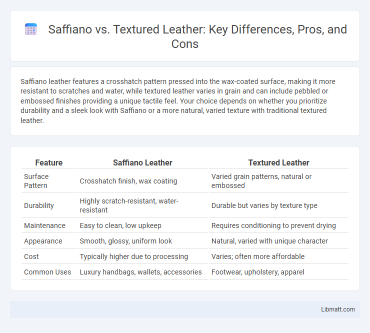 Saffiano vs. Textured Leather: Key Differences, Pros, and Cons