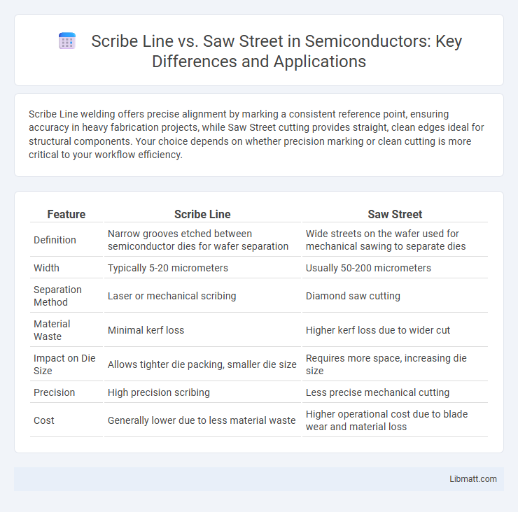 Scribe Line vs. Saw Street in Semiconductors: Key Differences and Applications