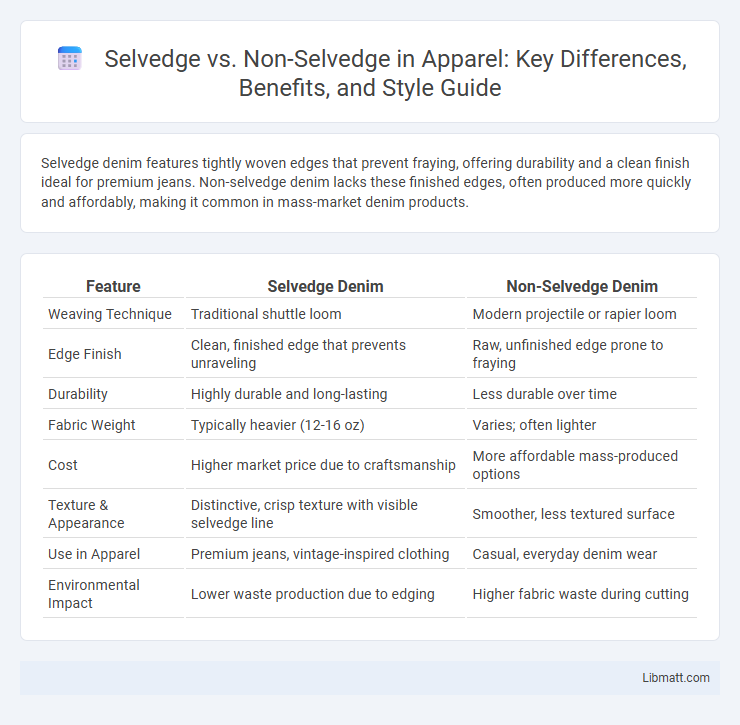 Selvedge vs. Non-Selvedge in Apparel: Key Differences, Benefits, and Style Guide