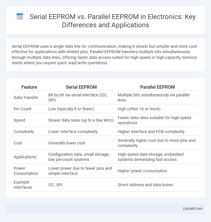 Serial EEPROM vs. Parallel EEPROM in Electronics: Key Differences and Applications