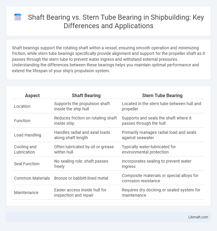 Shaft Bearing vs. Stern Tube Bearing in Shipbuilding: Key Differences and Applications
