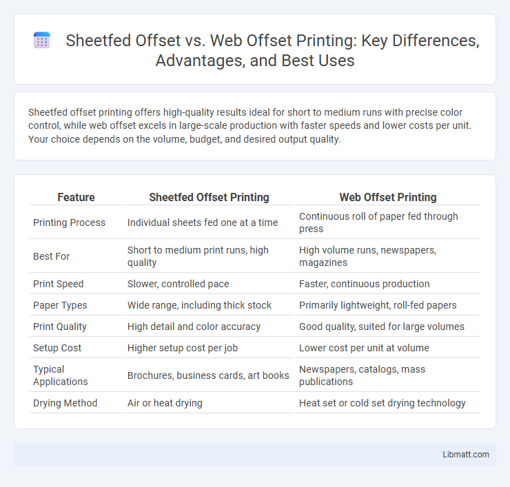 Sheetfed Offset vs. Web Offset Printing: Key Differences, Advantages, and Best Uses