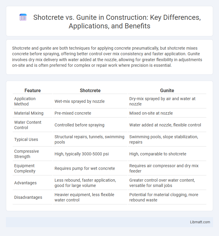 Shotcrete vs. Gunite in Construction: Key Differences, Applications, and Benefits