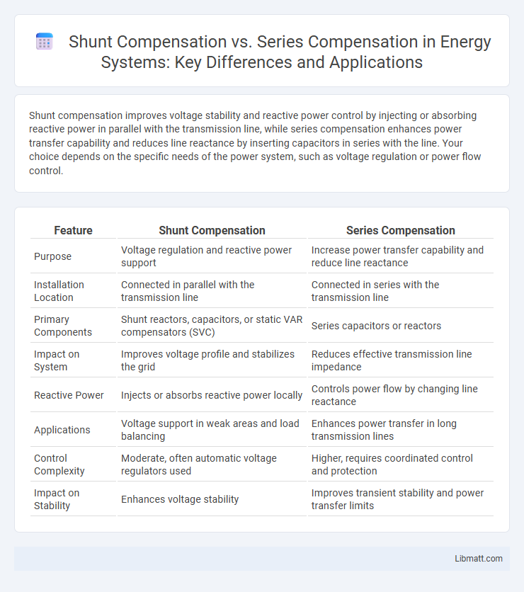 Shunt Compensation vs. Series Compensation in Energy Systems: Key Differences and Applications