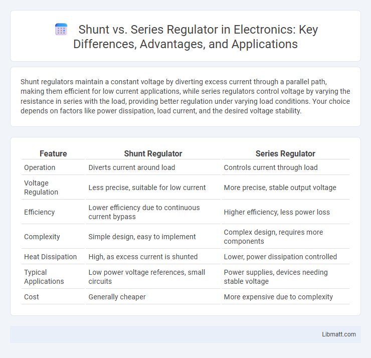 Shunt vs. Series Regulator in Electronics: Key Differences, Advantages, and Applications