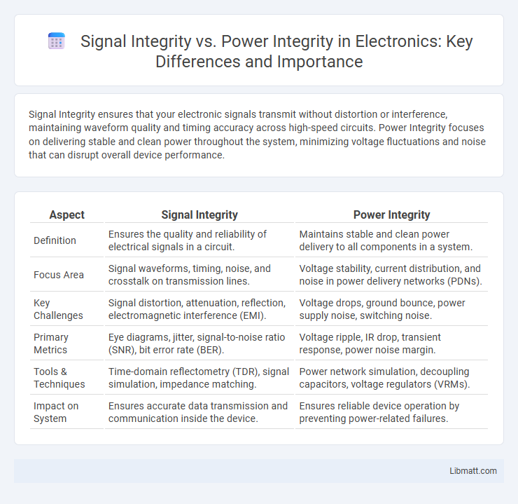 Signal Integrity vs. Power Integrity in Electronics: Key Differences and Importance