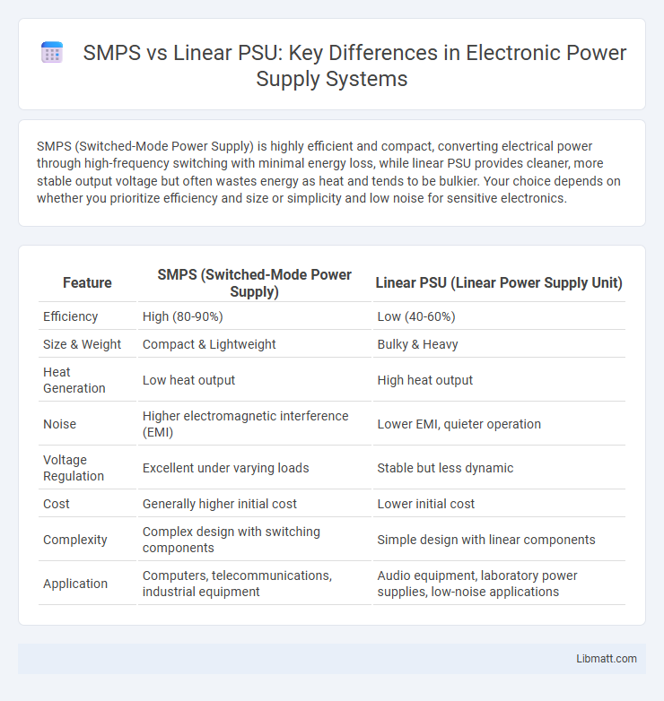 SMPS vs Linear PSU: Key Differences in Electronic Power Supply Systems