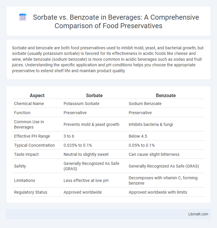 Sorbate vs. Benzoate in Beverages: A Comprehensive Comparison of Food Preservatives
