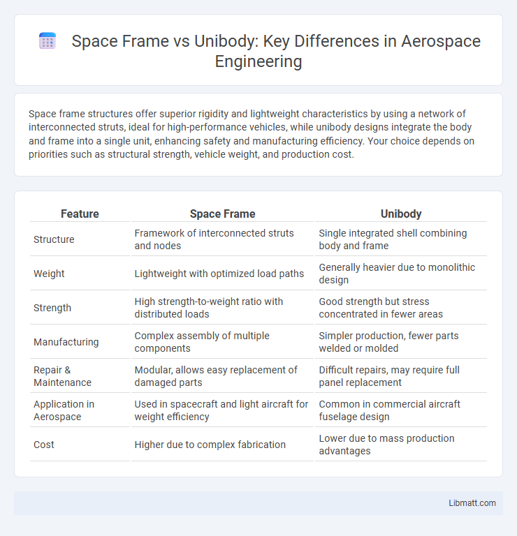Space Frame vs Unibody: Key Differences in Aerospace Engineering