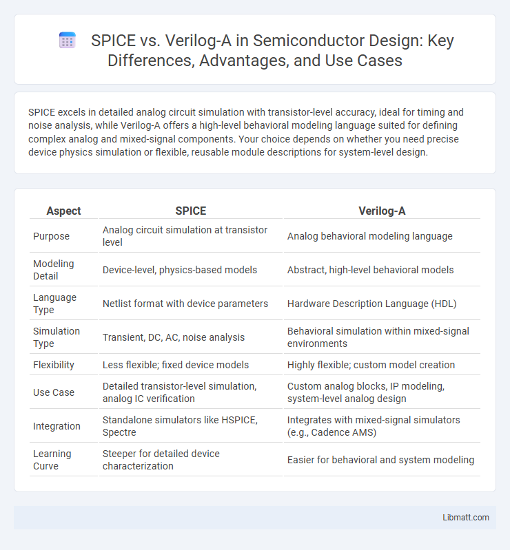 SPICE vs. Verilog-A in Semiconductor Design: Key Differences, Advantages, and Use Cases