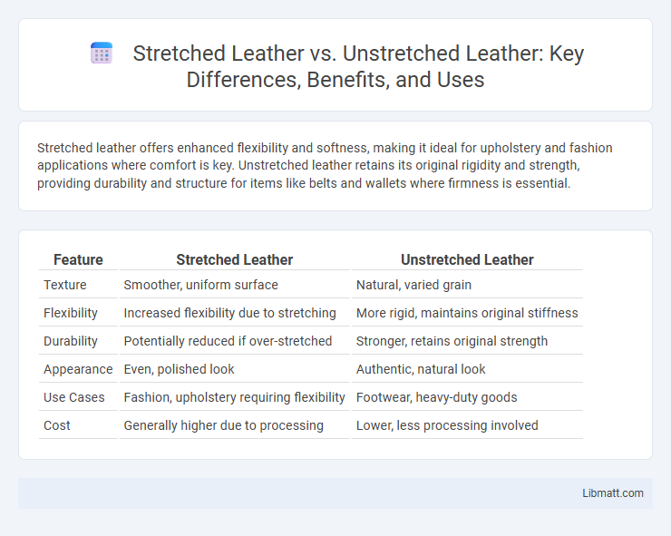 Stretched Leather vs. Unstretched Leather: Key Differences, Benefits, and Uses