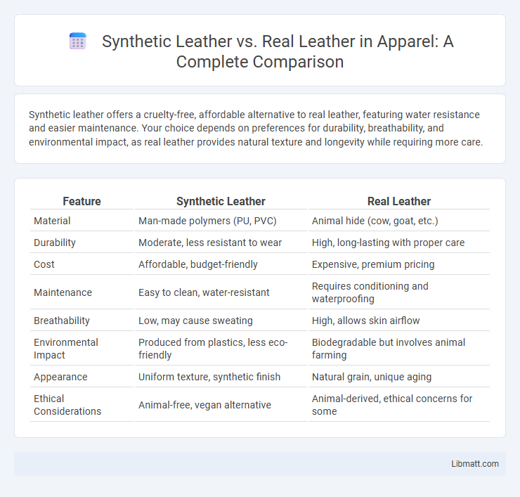 Synthetic Leather vs. Real Leather in Apparel: A Complete Comparison
