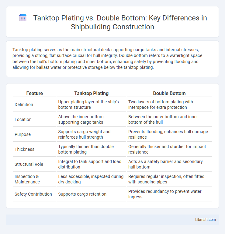 Tanktop Plating vs. Double Bottom: Key Differences in Shipbuilding Construction
