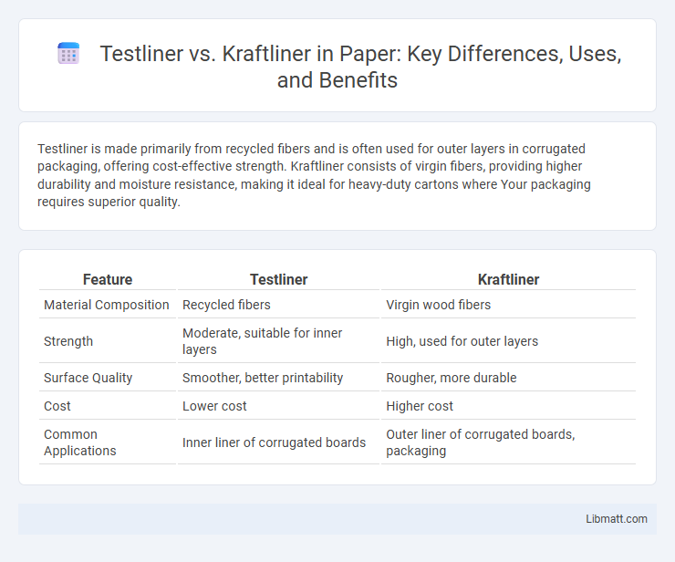 Testliner vs. Kraftliner in Paper: Key Differences, Uses, and Benefits