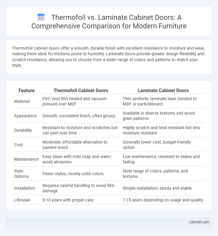 Thermofoil vs. Laminate Cabinet Doors: A Comprehensive Comparison for Modern Furniture