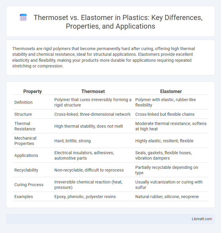Thermoset vs. Elastomer in Plastics: Key Differences, Properties, and Applications