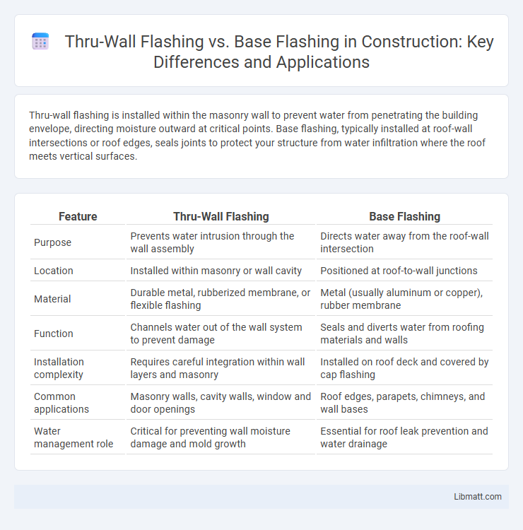 Thru-Wall Flashing vs. Base Flashing in Construction: Key Differences and Applications