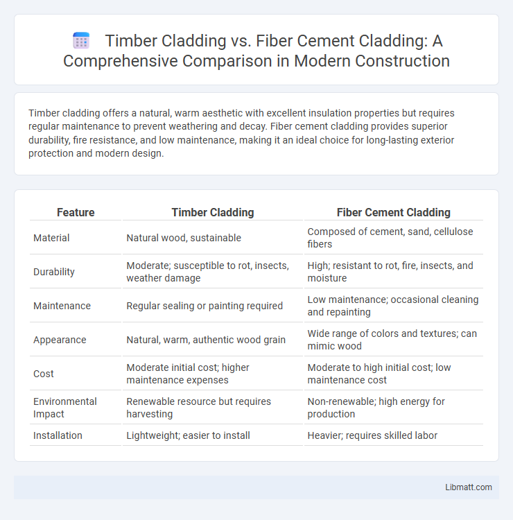 Timber Cladding vs. Fiber Cement Cladding: A Comprehensive Comparison in Modern Construction