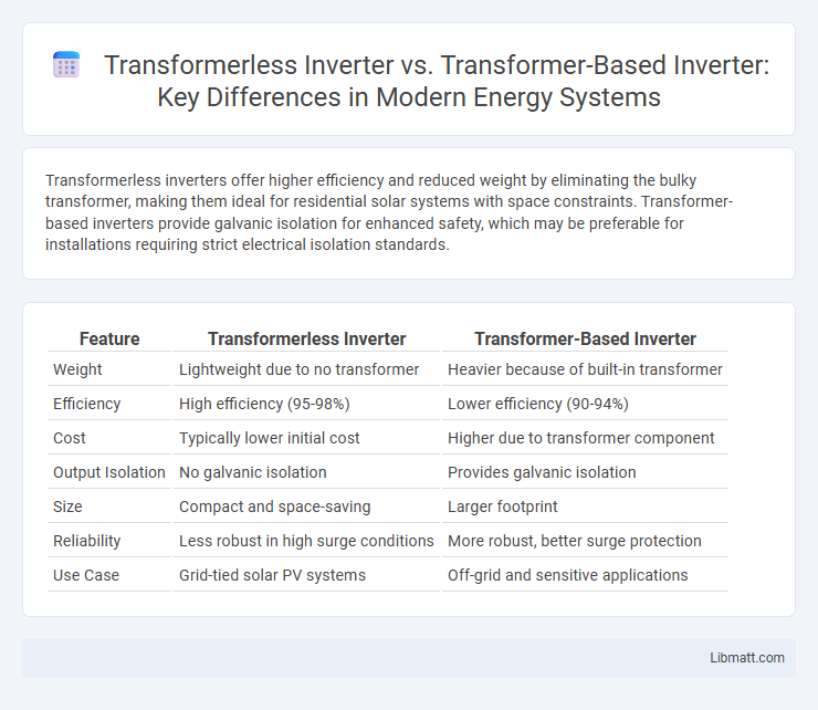 Transformerless Inverter vs. Transformer-Based Inverter: Key Differences in Modern Energy Systems
