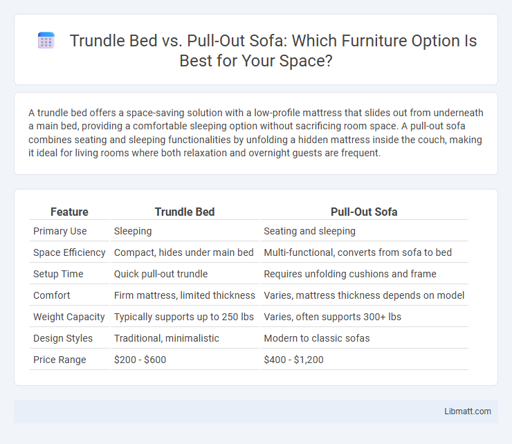 Trundle Bed vs. Pull-Out Sofa: Which Furniture Option Is Best for Your Space?