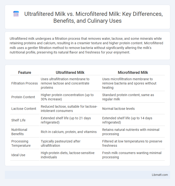 Ultrafiltered Milk vs. Microfiltered Milk: Key Differences, Benefits, and Culinary Uses