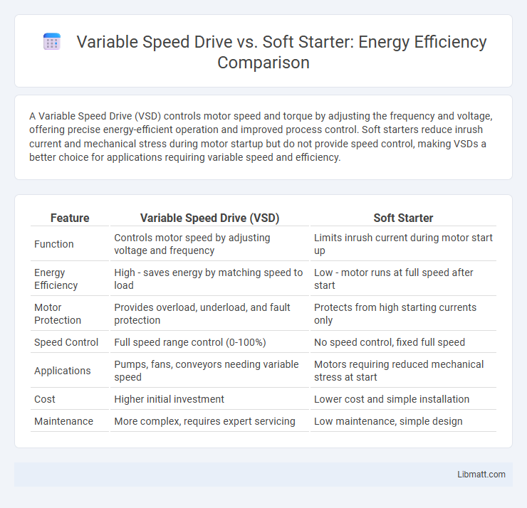 Variable Speed Drive vs. Soft Starter: Energy Efficiency Comparison