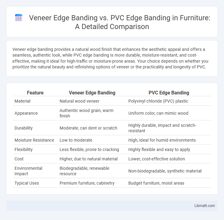 Veneer Edge Banding vs. PVC Edge Banding in Furniture: A Detailed Comparison