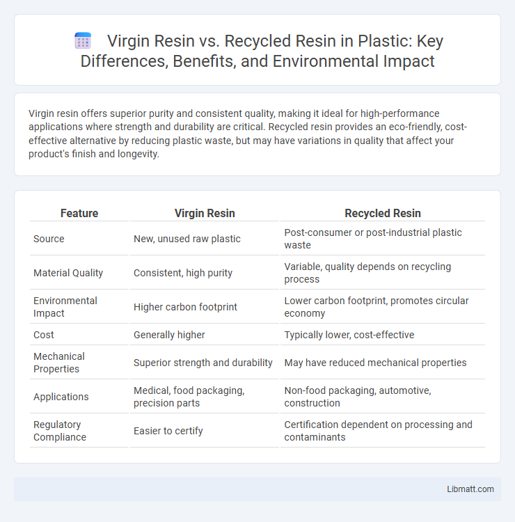 Virgin Resin vs. Recycled Resin in Plastic: Key Differences, Benefits, and Environmental Impact