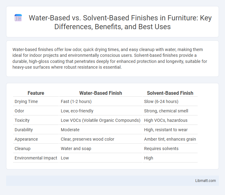 Water-Based vs. Solvent-Based Finishes in Furniture: Key Differences, Benefits, and Best Uses