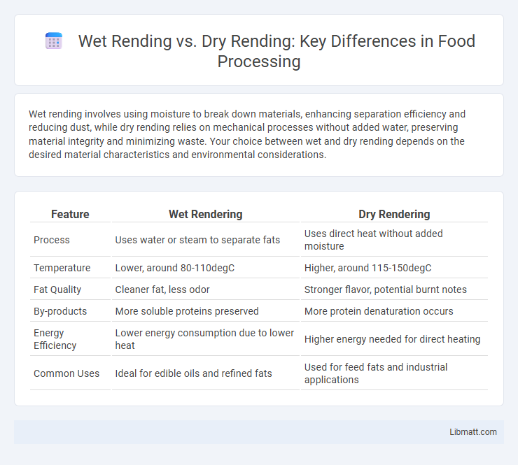 Wet Rending vs. Dry Rending: Key Differences in Food Processing