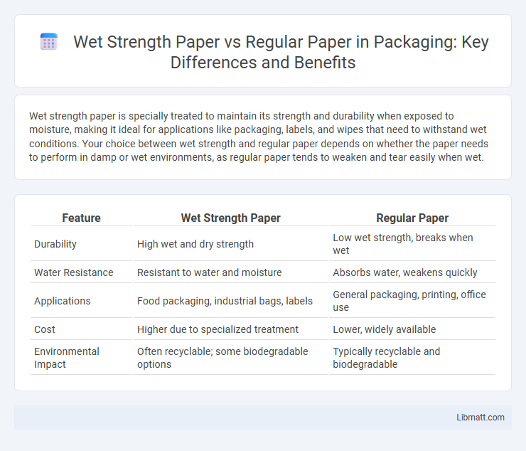 Wet Strength Paper vs Regular Paper in Packaging: Key Differences and Benefits