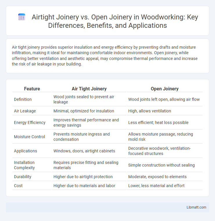 Airtight Joinery vs. Open Joinery in Woodworking: Key Differences, Benefits, and Applications