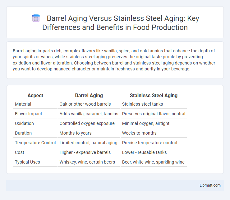 Barrel Aging Versus Stainless Steel Aging: Key Differences and Benefits in Food Production