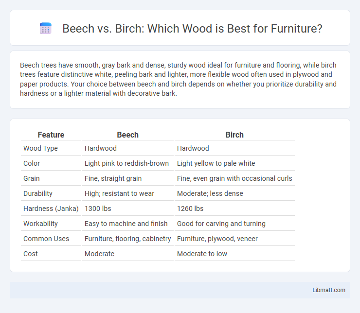 Beech vs. Birch: Which Wood is Best for Furniture?
