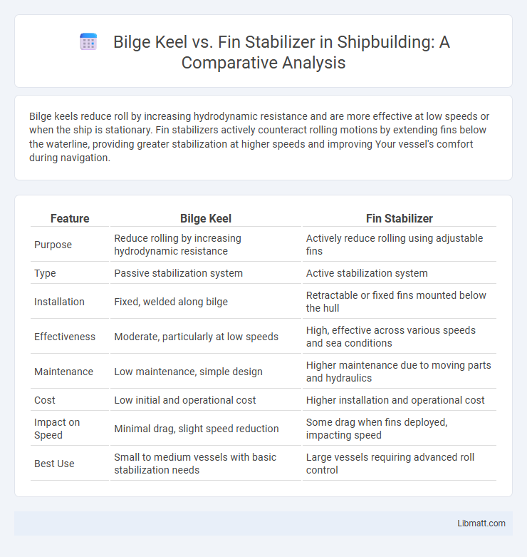 Bilge Keel vs. Fin Stabilizer in Shipbuilding: A Comparative Analysis