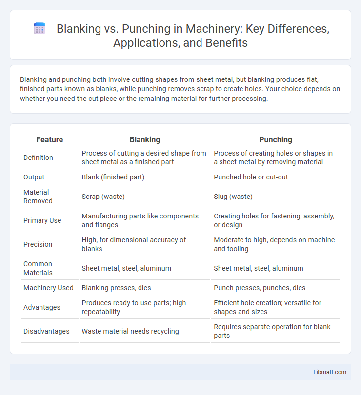 Blanking vs. Punching in Machinery: Key Differences, Applications, and Benefits
