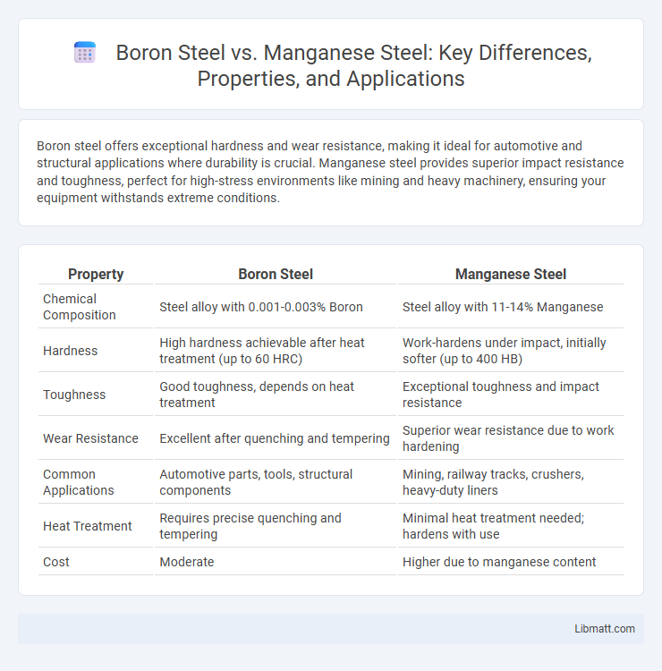 Boron Steel vs. Manganese Steel: Key Differences, Properties, and Applications