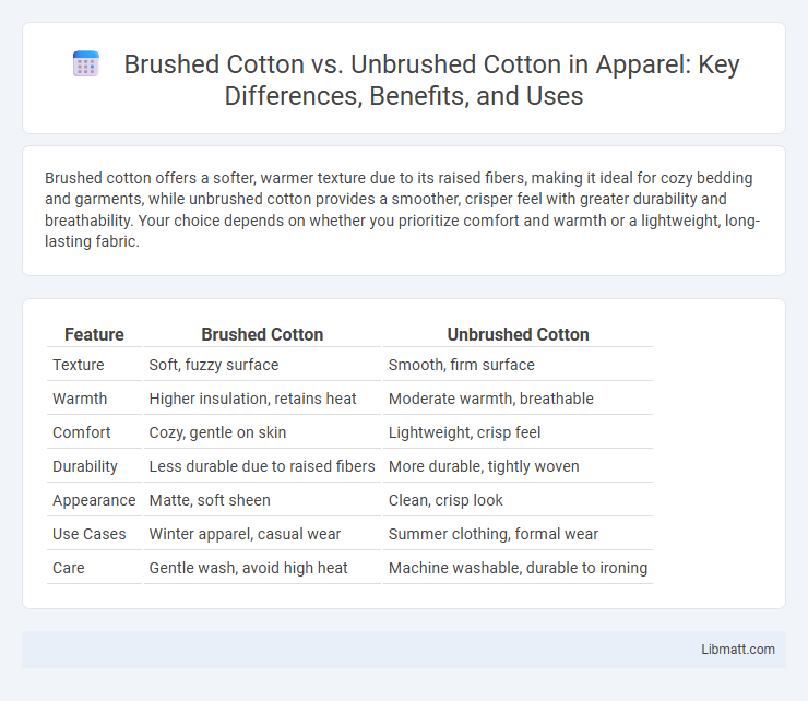 Brushed Cotton vs. Unbrushed Cotton in Apparel: Key Differences, Benefits, and Uses