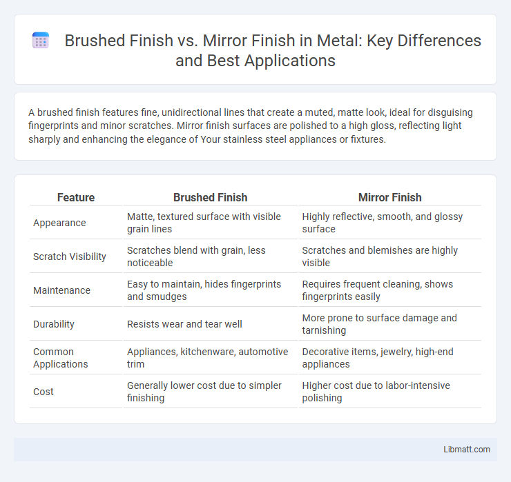 Brushed Finish vs. Mirror Finish in Metal: Key Differences and Best Applications