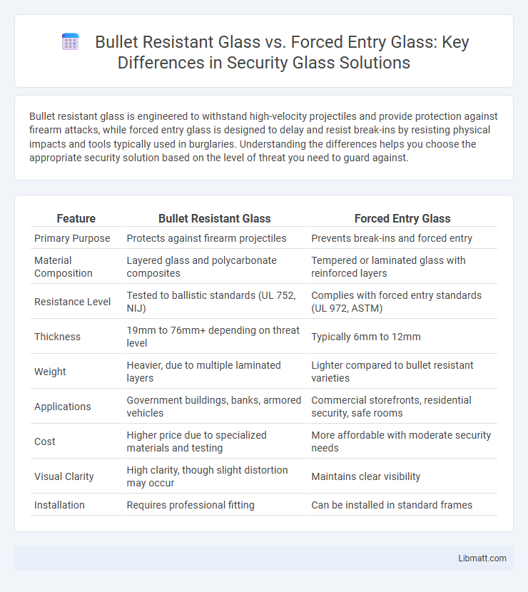 Bullet Resistant Glass vs. Forced Entry Glass: Key Differences in Security Glass Solutions
