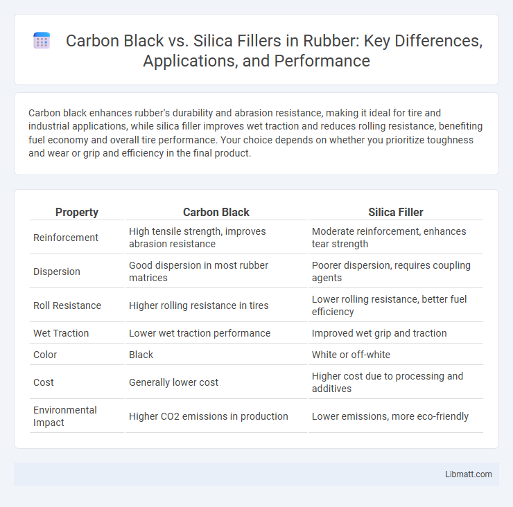 Carbon Black vs. Silica Fillers in Rubber: Key Differences, Applications, and Performance