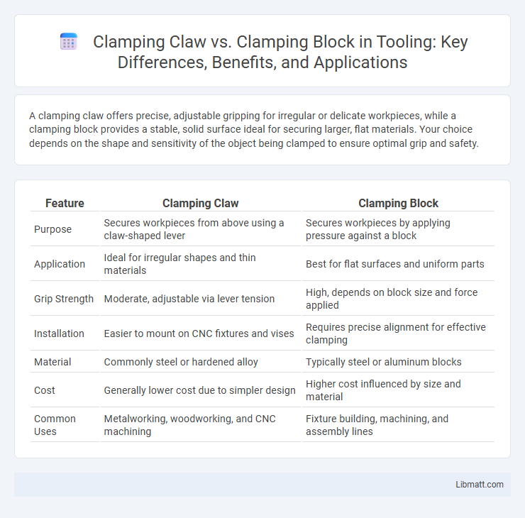 Clamping Claw vs. Clamping Block in Tooling: Key Differences, Benefits, and Applications