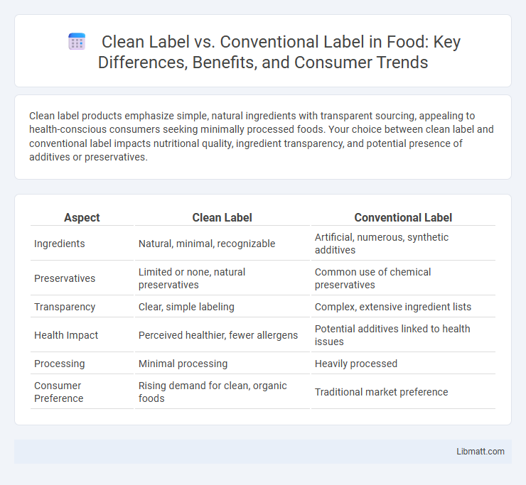 Clean Label vs. Conventional Label in Food: Key Differences, Benefits, and Consumer Trends