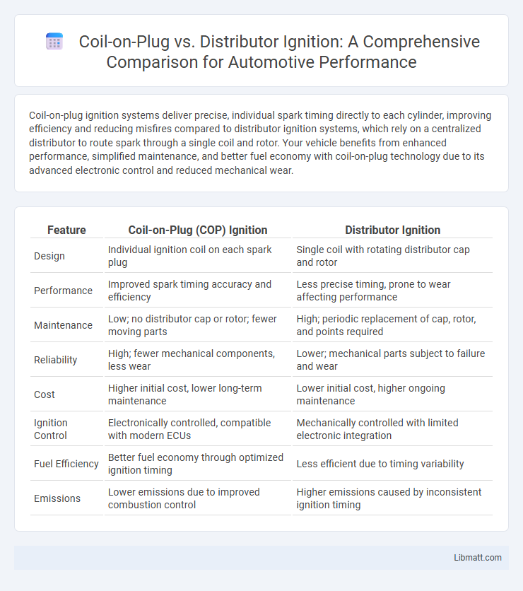 Coil-on-Plug vs. Distributor Ignition: A Comprehensive Comparison for Automotive Performance